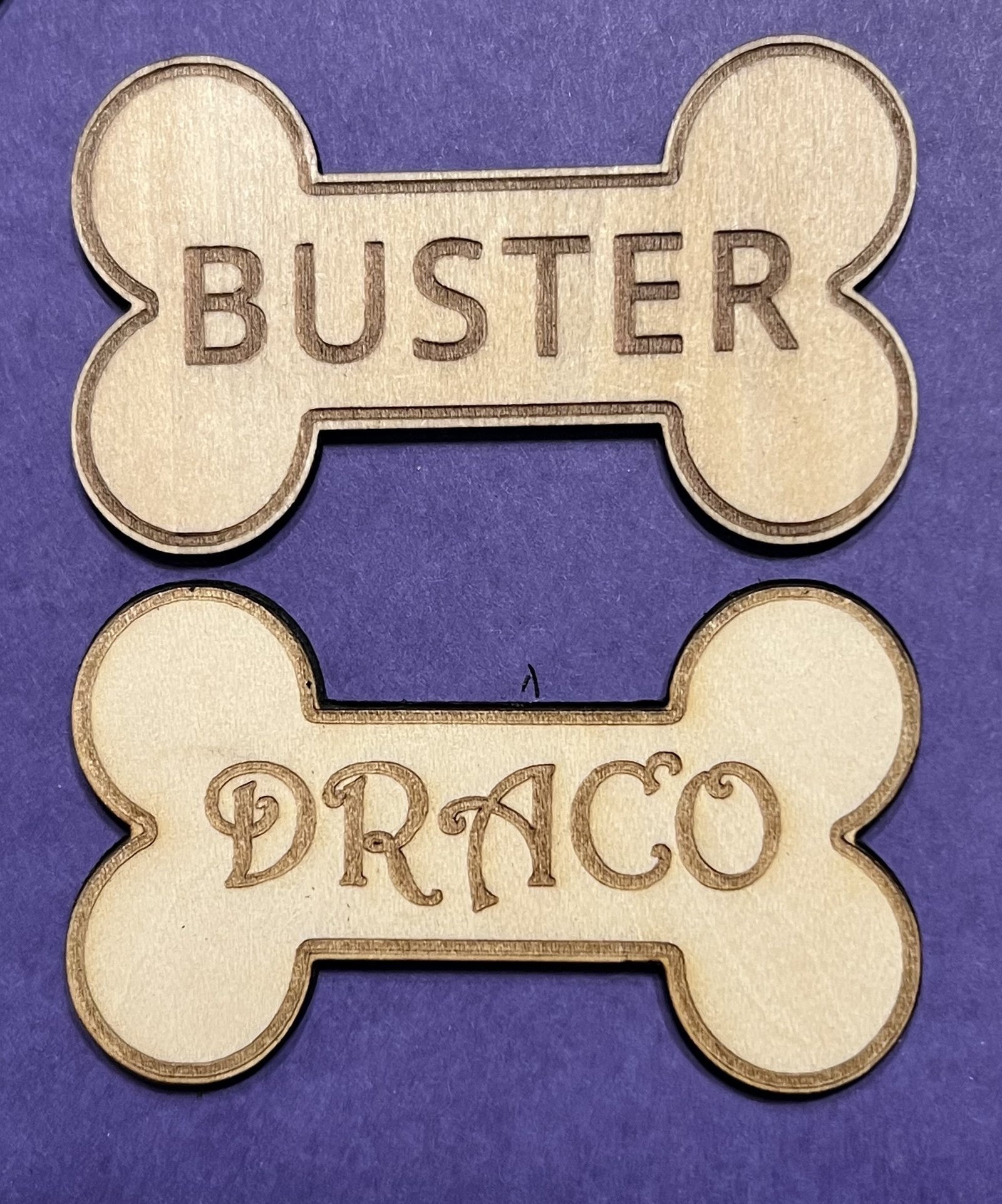Dog Bone Name Magnet